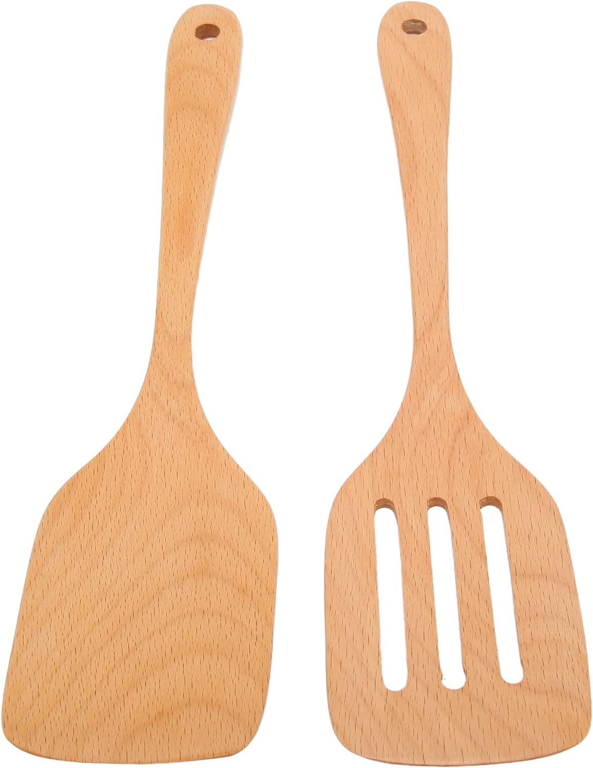 Antihaftbeschichteter Spatel Aus Buchenholz, Leichtes Küchenutensilien-set, Schlichtes Design, Leicht Zu Reinigen