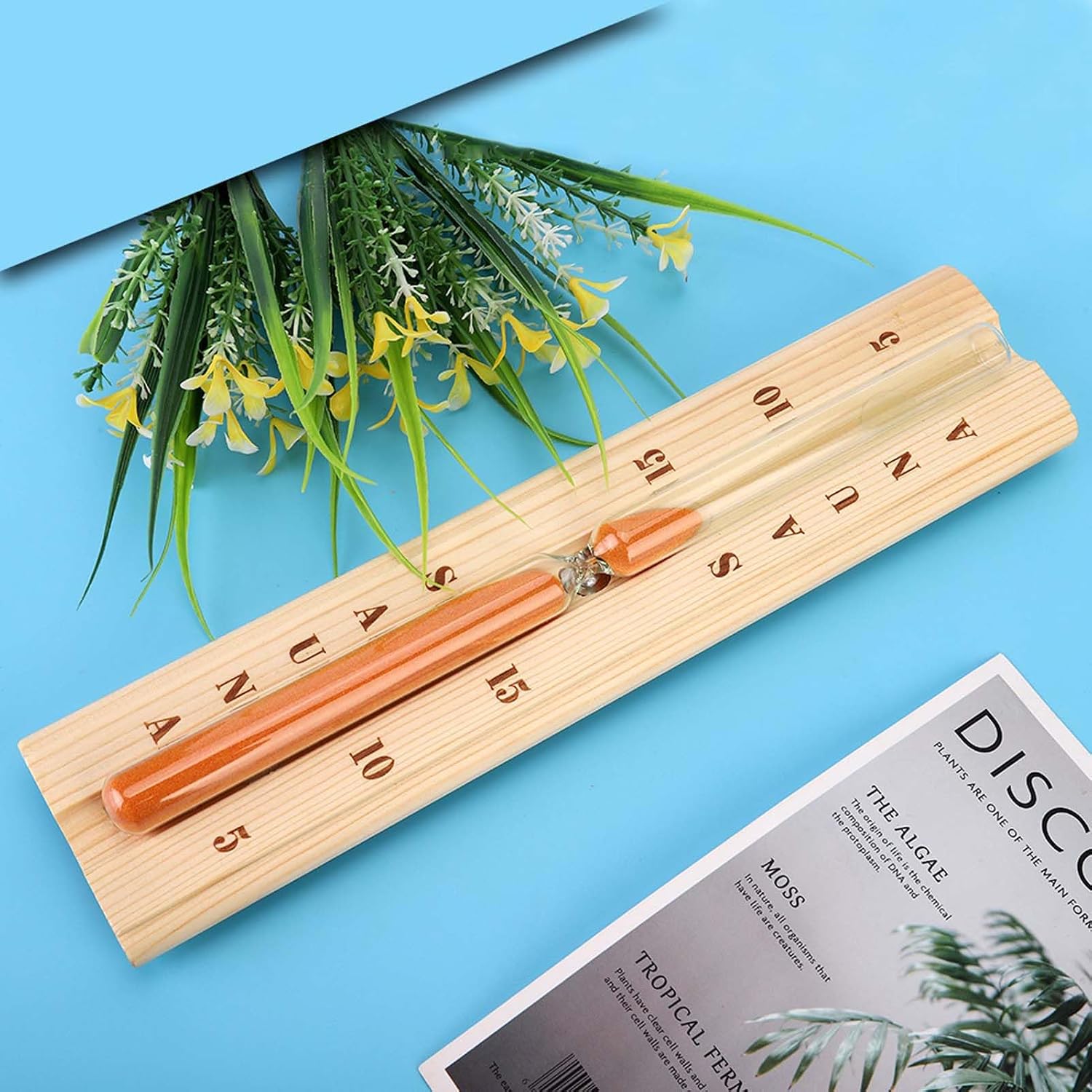 Sanduhr Aus Holz, Stundenglasuhr Für Sauna, Spa, Zimmer