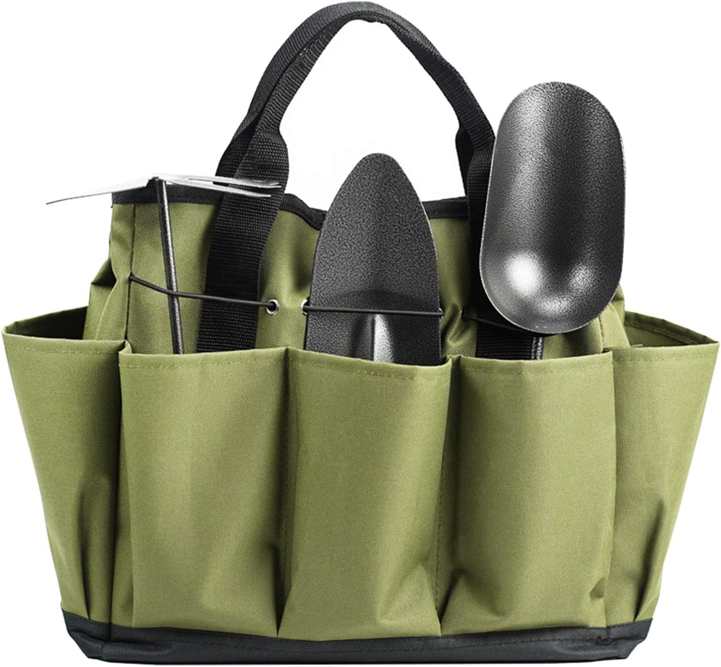 Gartengerätetasche Mit 8 Fächern, Robustes 600d Oxford-gewebe