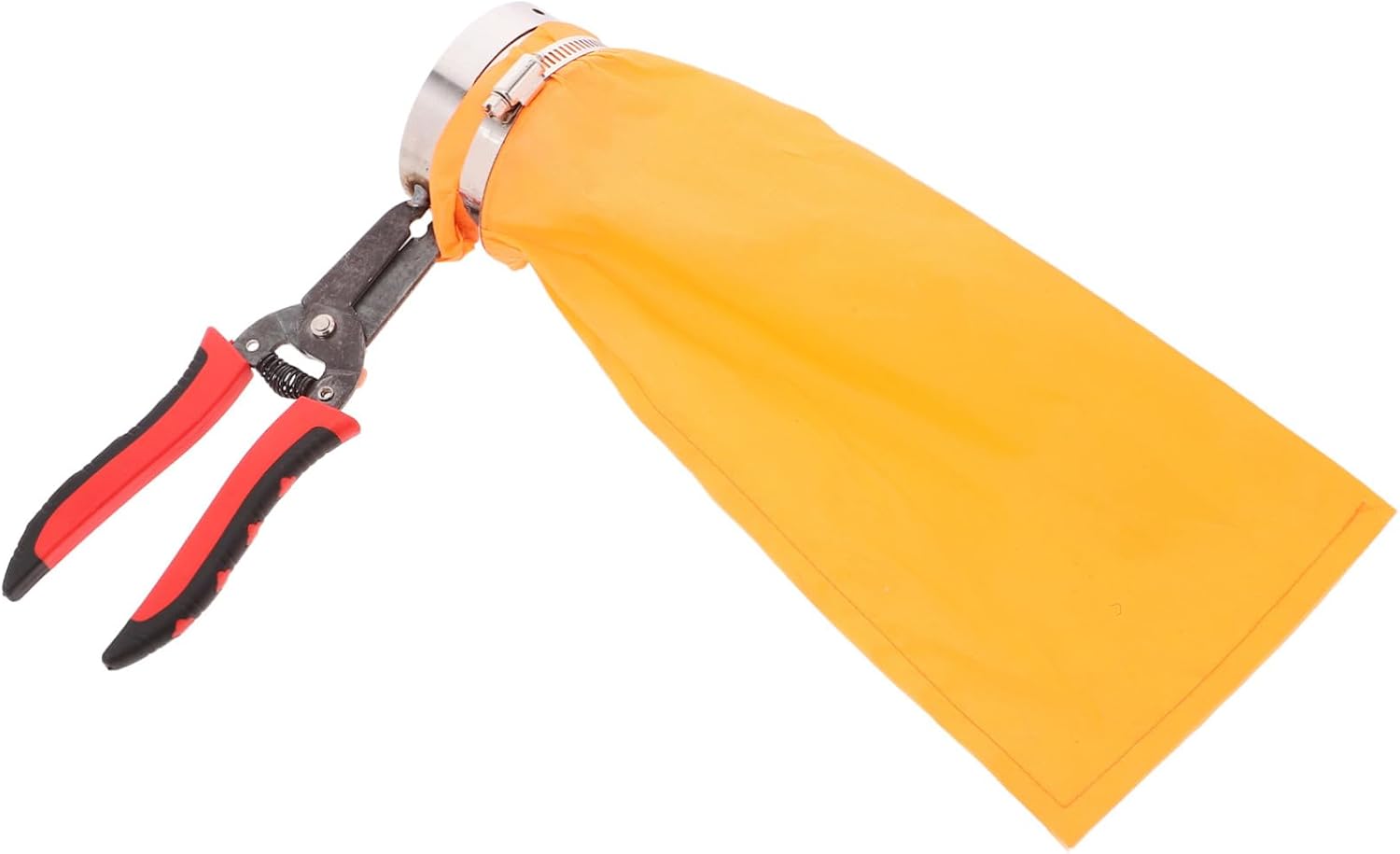 Tragbarer Obstpflücker, 1 Stück, Stahl, Ergonomischer Griff, Zum Ernten