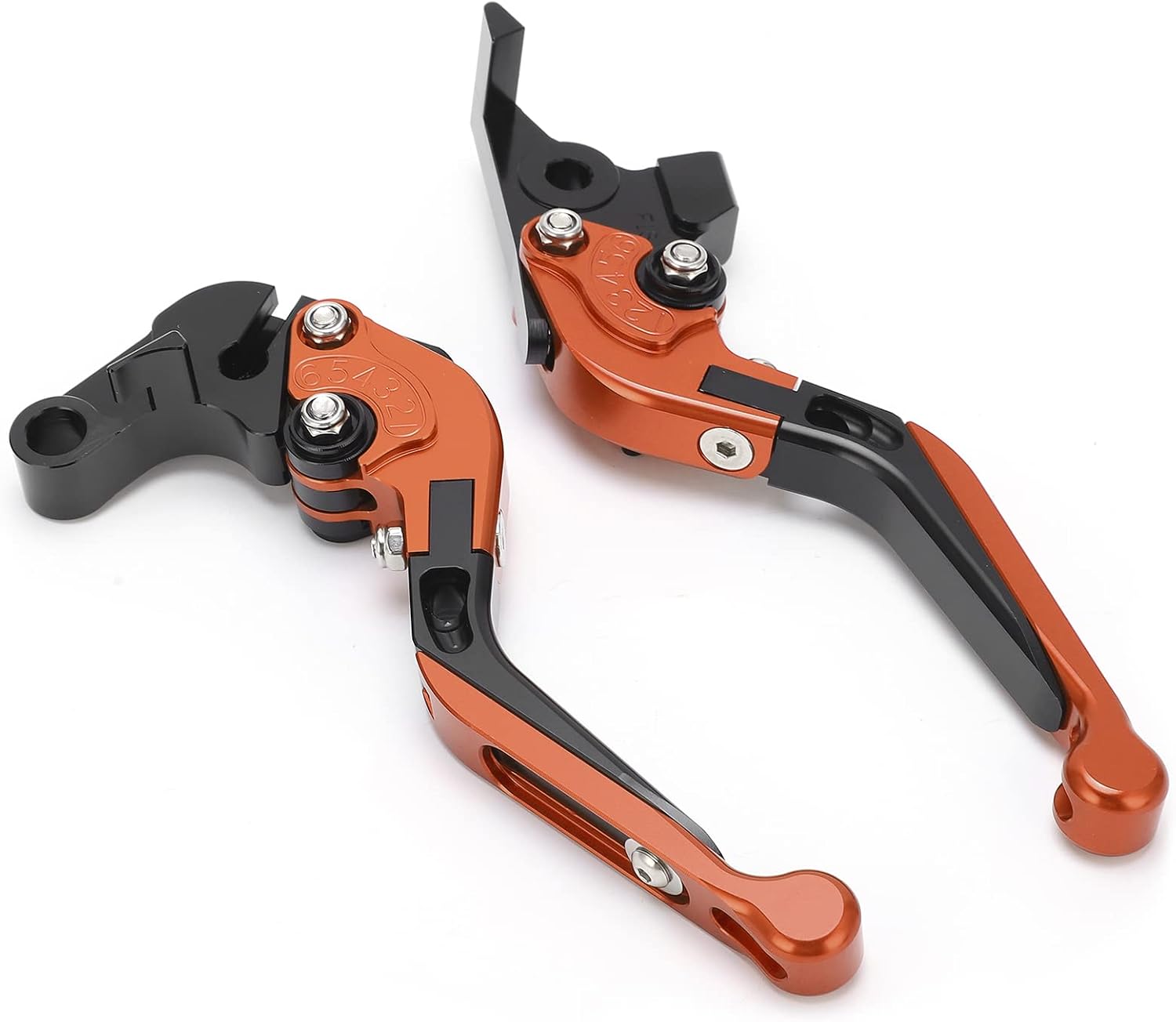Motorrad-bremshebel Aus Aluminiumlegierung Für Tenere 700 2019-2021 Und Mt-10/fz-10 2016-2021, Cnc-gefräst, Verstellbar, Robust, Hohe Langlebigkeit (orange)