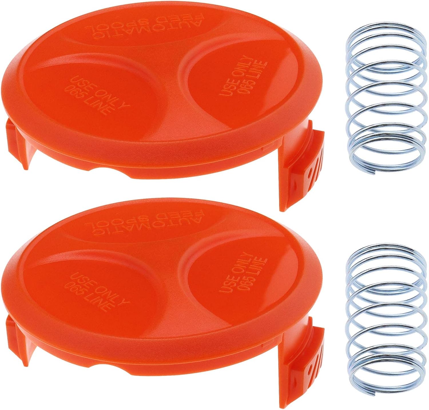 Satz Mit 2 Ersatz-schneidkopfkappen Mit Federn 37474601 Kompatibel Mit Black & Decker Gh400 Cst1000 Gl30 Gl120c Gl280