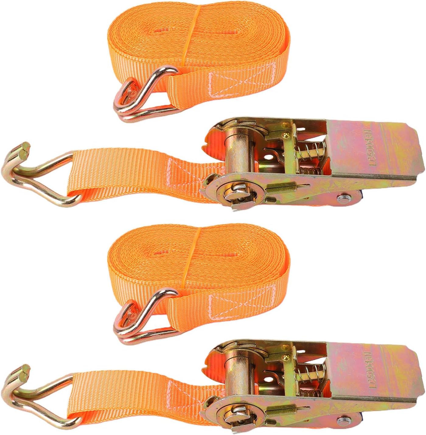 Sätze 1" X 20' Ratschengurte, Doppel-j-haken
