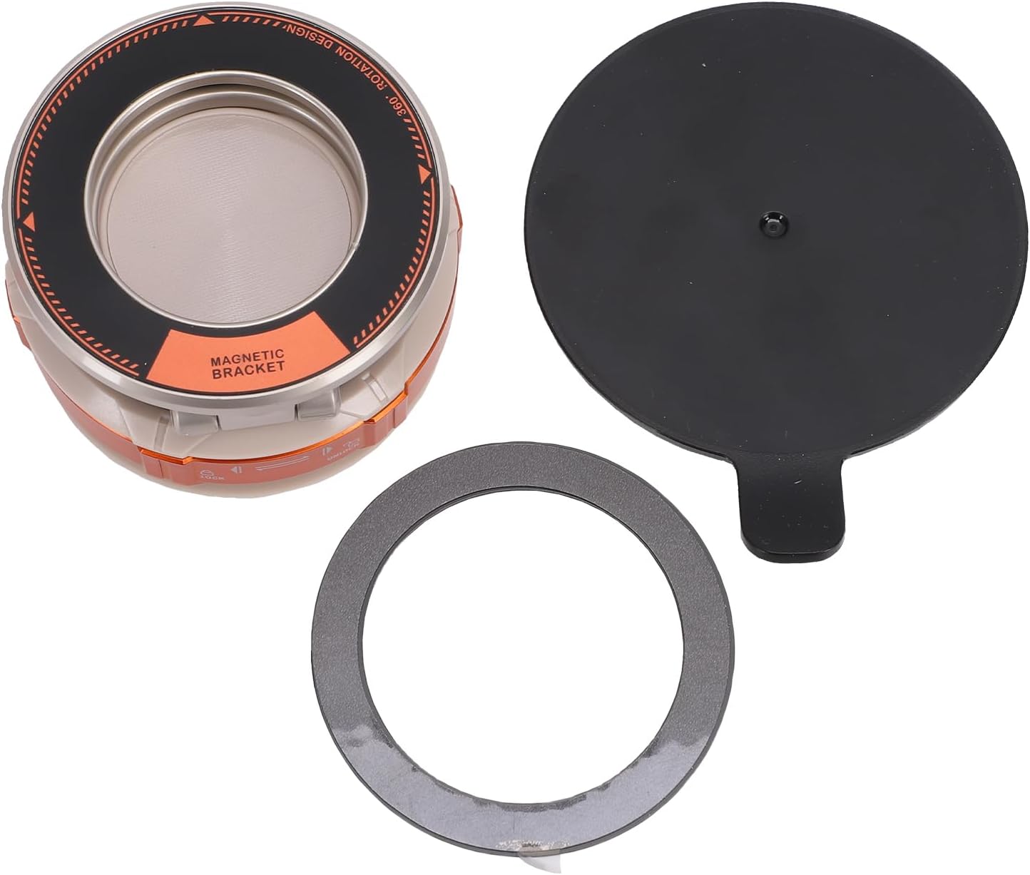 Magnetische Vakuum-handyhalterung, 360°-drehung, Verstellbare Magnetische Autohalterung Mit Saugnapfbasis, Für Handys Und Hüllen