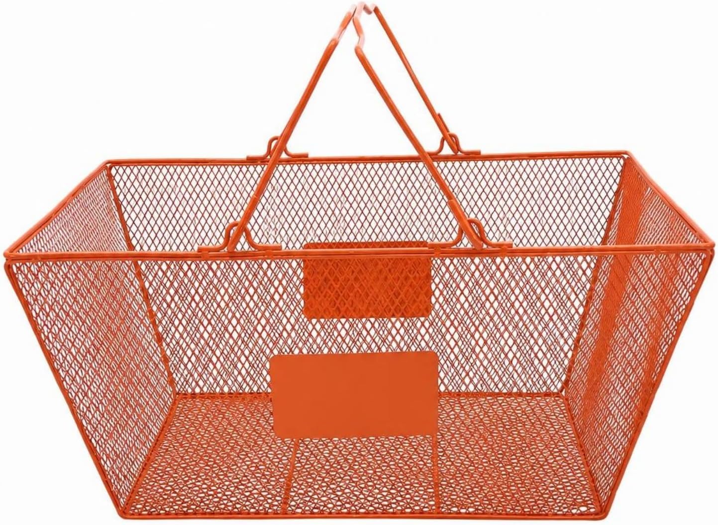 Ergonomischer Aufbewahrungskorb Aus Metall, Orange