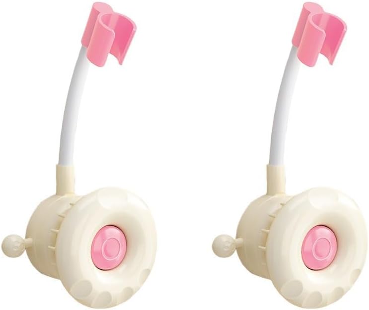 Verstellbarer Duschhalter Mit Saugnapf, Bohren Erforderlich, 2 Stück (rosa)