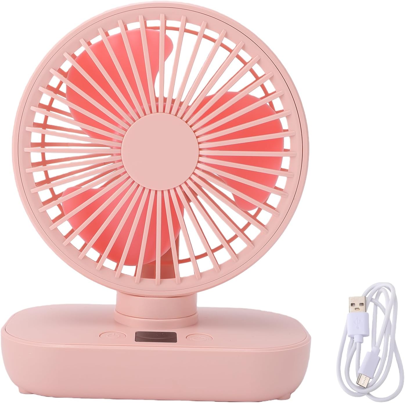 Mini-tischventilator, Wiederaufladbarer Oszillierender Ventilator