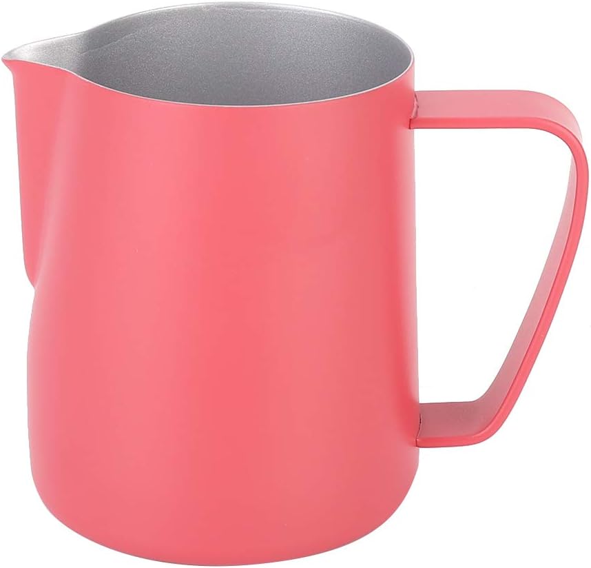 600 Ml Edelstahl-kaffeekanne Mit Ergonomischem Griff Und Präzisem Ausguss Für Latte Art (rosérot)