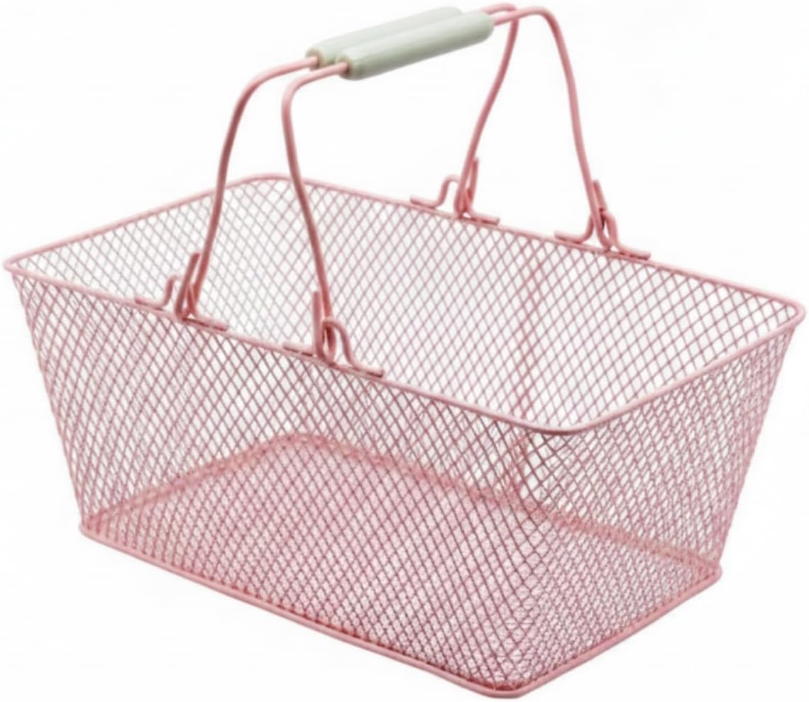 Einkaufskorb Mit Henkeln, Rosa