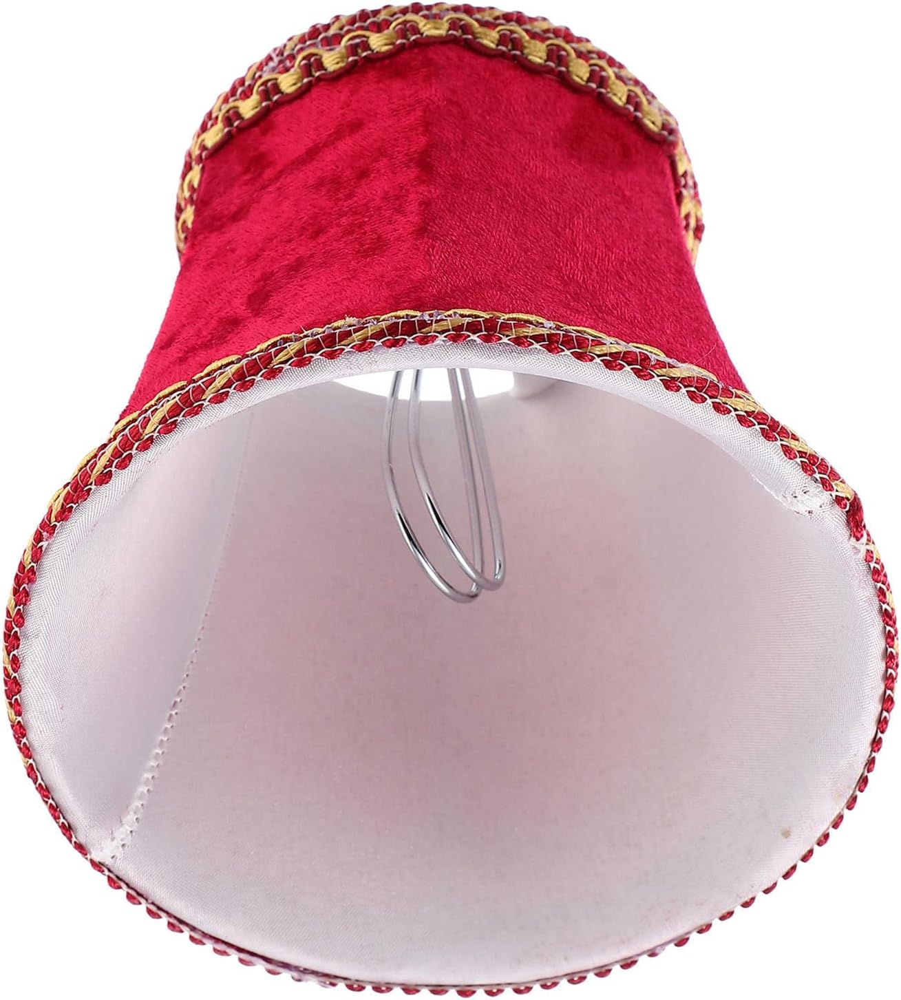 Schlichter Lampenschirm Aus Stoff Und Rotem Eisen Im Innenbereich Schützt Die Augen Und Sorgt Für Sanftes Licht Ein Dekoratives Accessoire Für Ihr Zuhause.