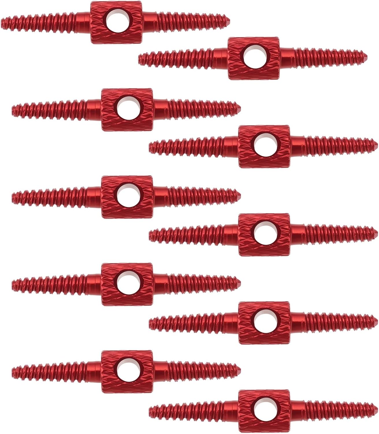 10er-pack Fahrradbremszugverbinder – 26 Mm – Geeignet Für Mountainbikes Und Rennräder – Wartung Und Modifikation – Rot