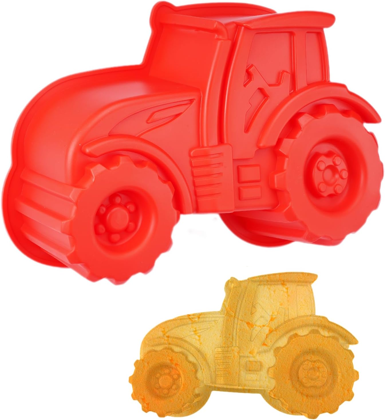 Silikon-traktorform, 25,5 X 16,5 Cm, 3d-traktor-backform