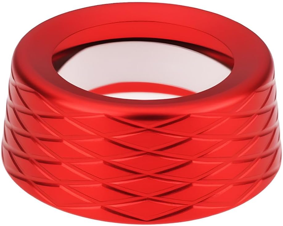 Konsolenknopf Aus Roter Aluminiumlegierung, Kompatibel Mit Kia Stinger 2018-2023
