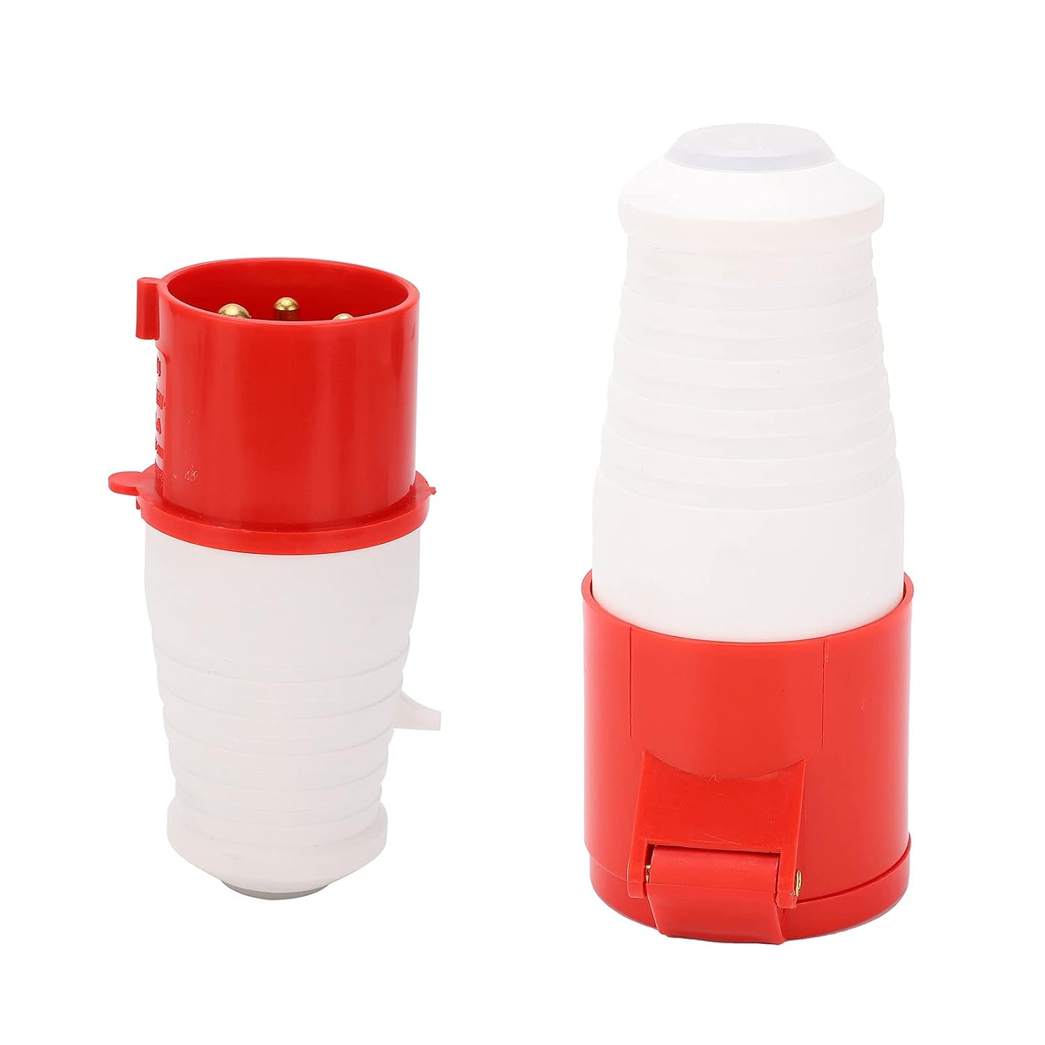 Industrieller 4-poliger Stecker, 32 A, Dreiphasig, Schutzart Ip44, Wasserdicht