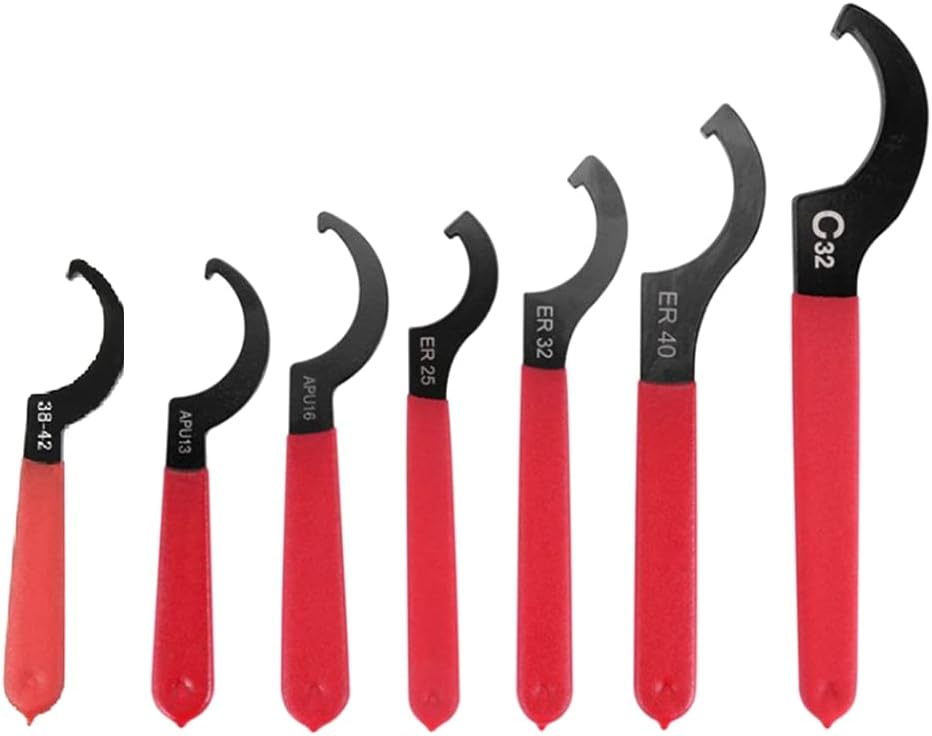 Set Mit 7 Universellen, Professionellen, Rutschfesten Gummigewindeschlüsseln
