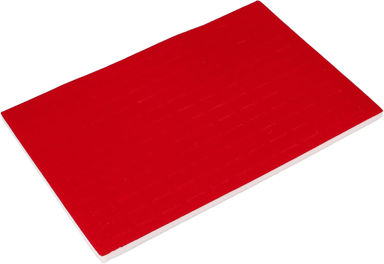 Tragbarer Roter Schaumstoff-halskettenorganizer, Elegantes Design Und Platzsparend Für Schmuckschublade Und Präsentationsschale