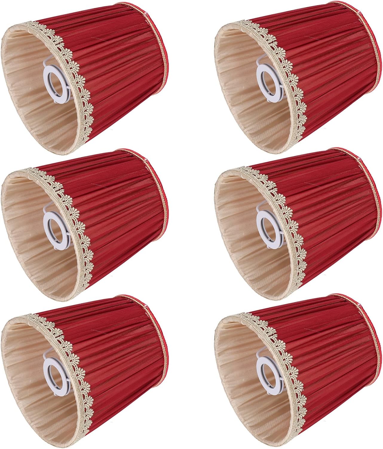 Moderner Lampenschirm Aus Stoff, Weicher, Blendfreier Lampenschirm Im Klassischen Stil Mit 11,5 Cm Durchmesser Oben Für E14-glühbirnen, Schlafzimmer, Flur