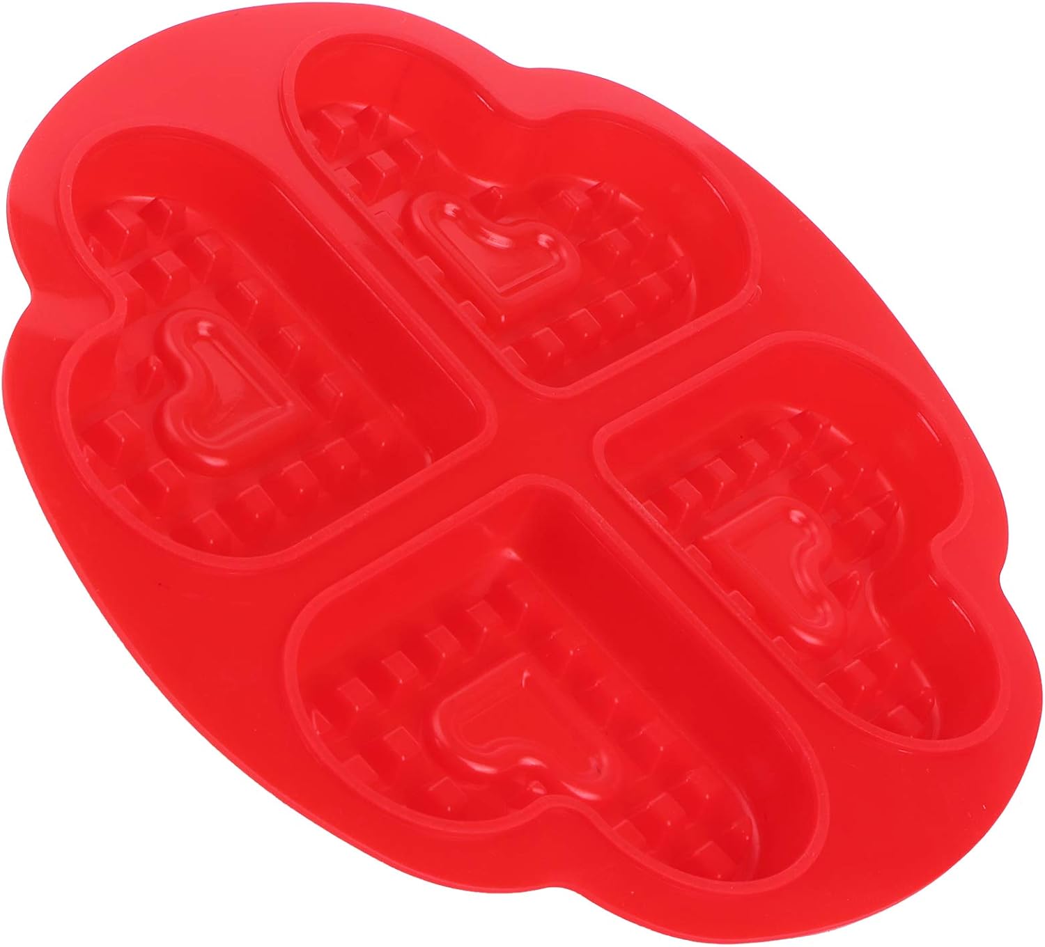 Wiederverwendbare Silikon-waffelform, Kuchenform, Antihaftbeschichtete Muffinform, Diy-dessertform Mit 230 °c Hitzebeständigkeit Für Den Backofen