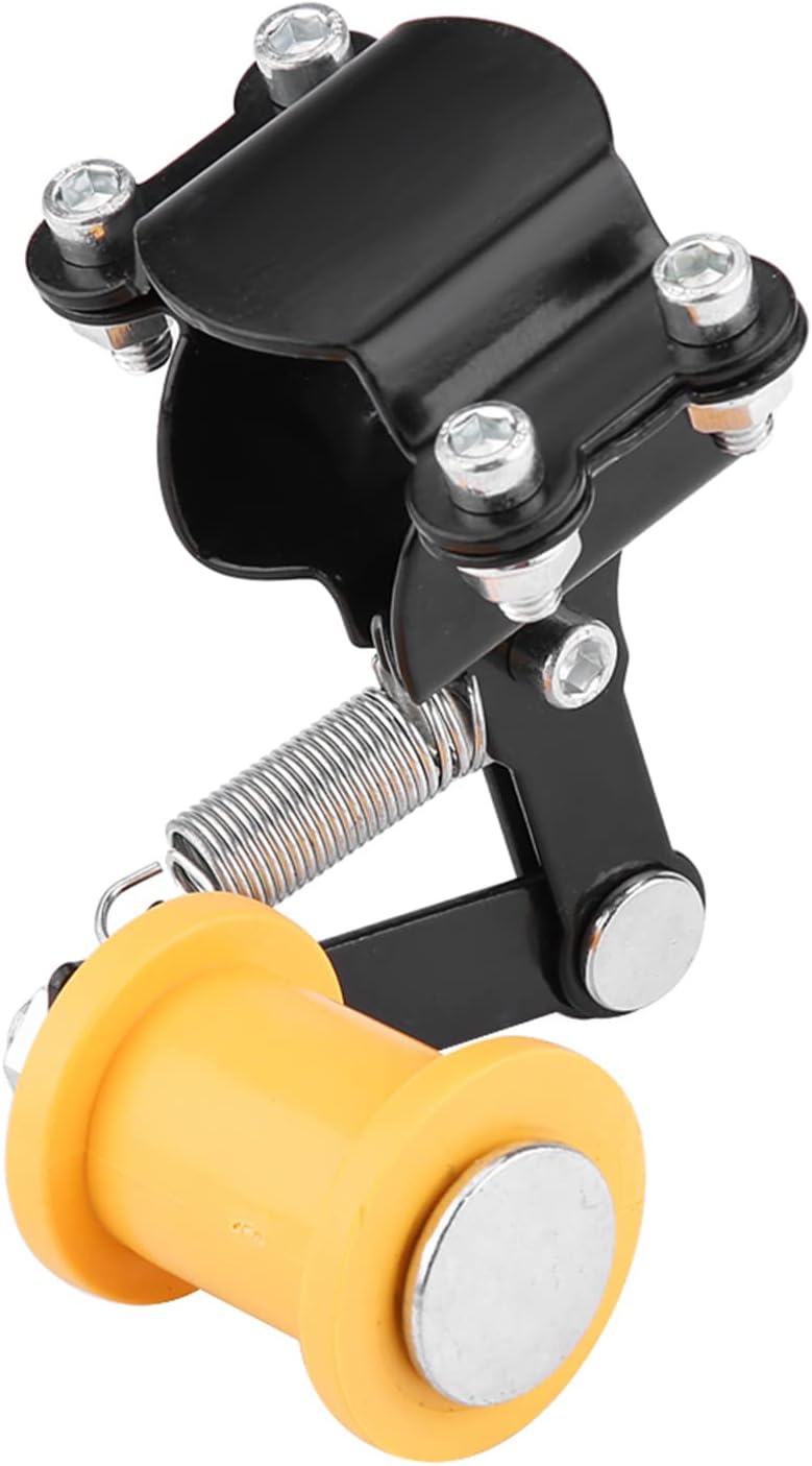 Universeller Motorrad-kettenspanner Mit Rolle Und Werkzeug (rot)