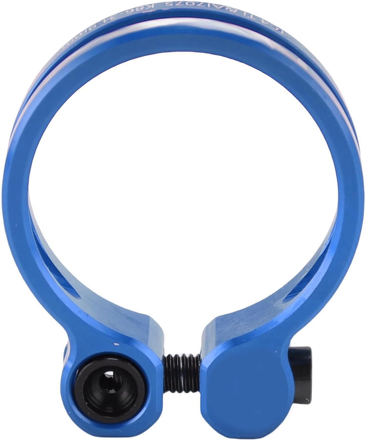 Aluminium-sattelklemme 34,9 Mm, Rotes Hohlprofil (blau)
