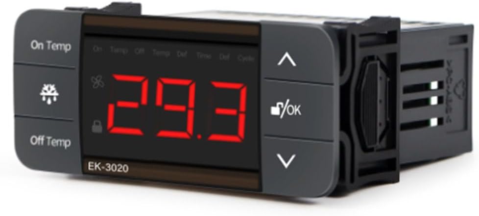 220v Digitaler Temperaturregler Mit Heiz-/kaltschalter Für Kühlschrank - Abtau-thermostat (ek-3020)