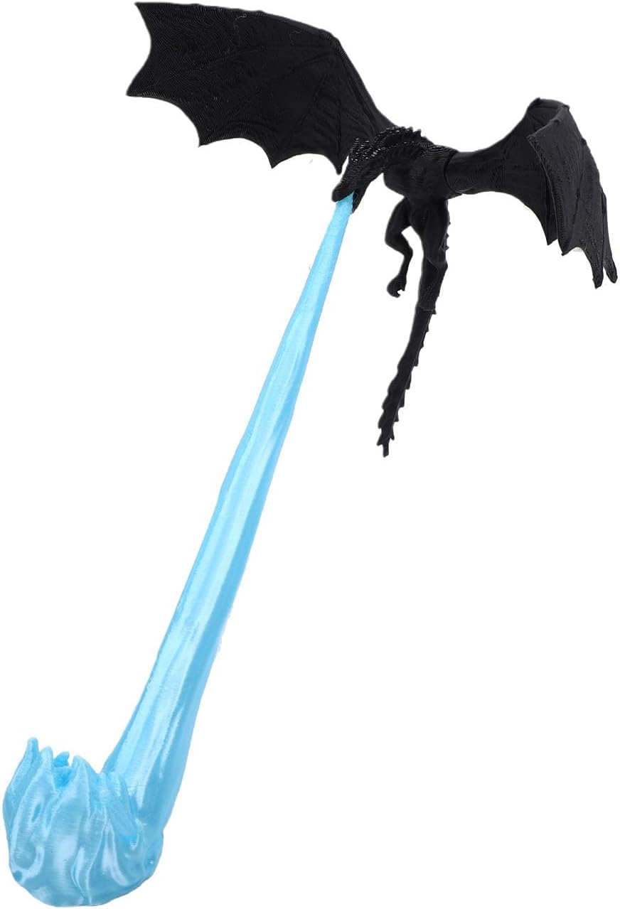 3d-gedruckte Eckleuchte „fliegender Drache“ (klein)
