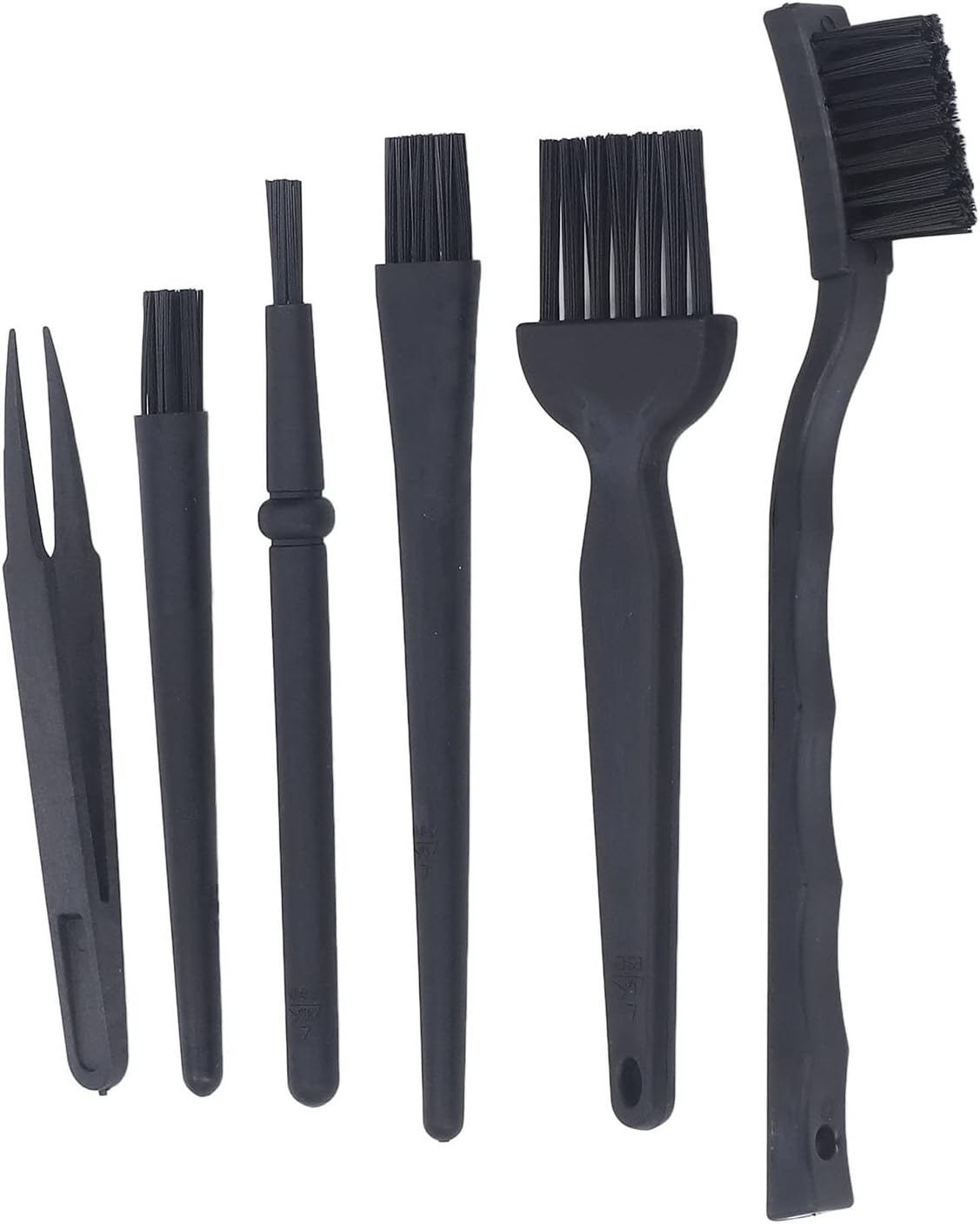 Antistatisches Reinigungsbürsten-set (5 Bürsten, 1 Pinzette)