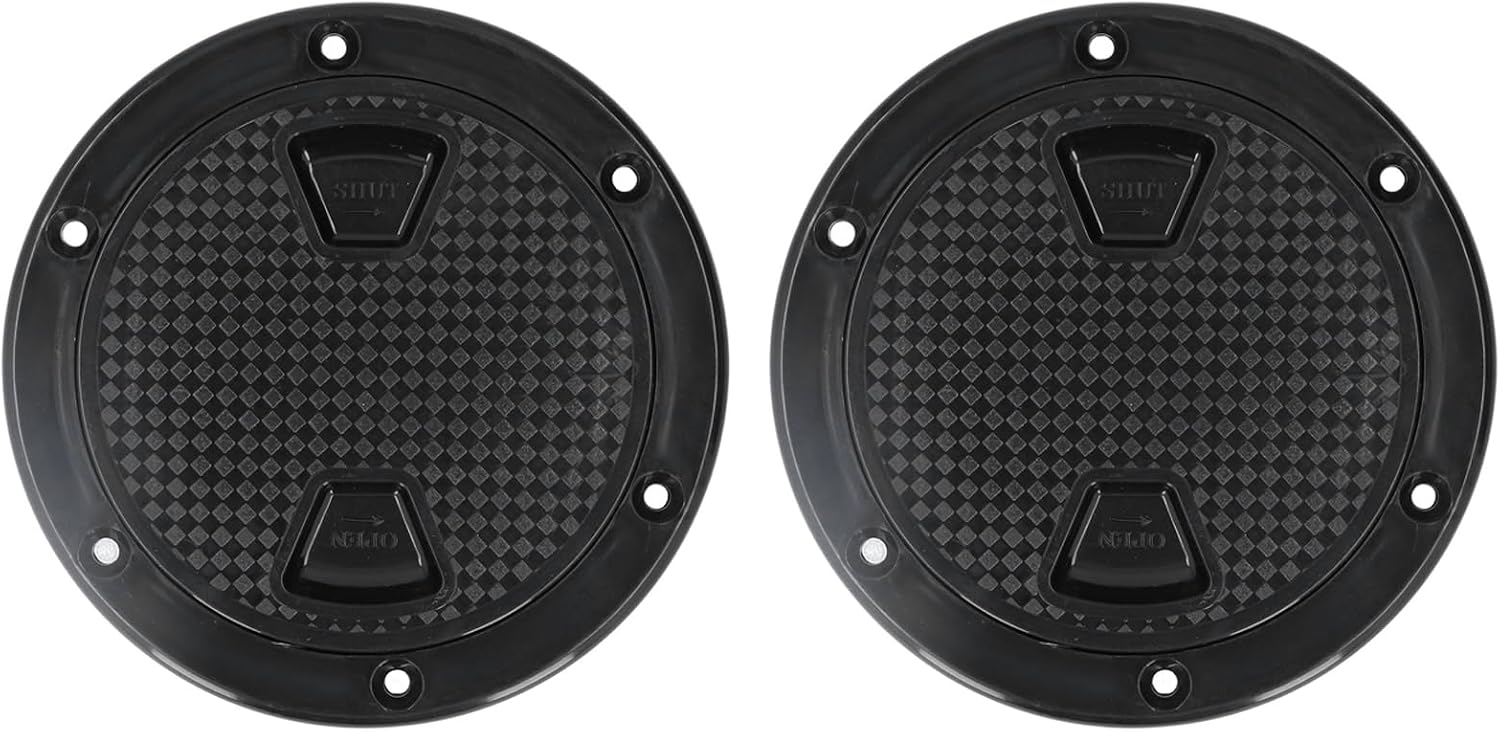 Stück 4-zoll-bootsdeckplatten, Türabdeckungen, Gummidichtung, Sonnenschutz, Runder Abs-kunststoff Für Offshore-yachten Und Marineanwendungen Sfrh2-004-01