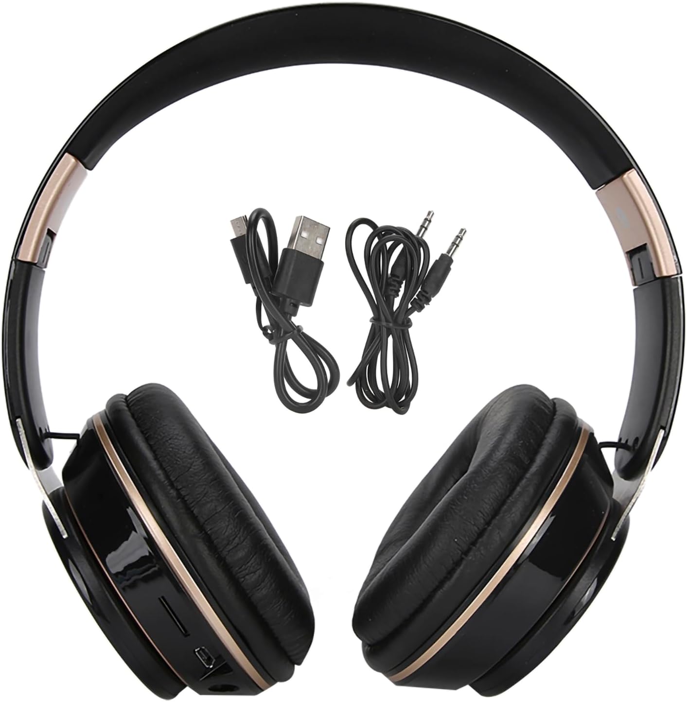 Over-ear-kopfhörer, Kabelloses Bluetooth 5.0 Stereo-headset Mit Mikrofon, Schwarzes Gaming-headset, Kabelgebundenes Mikrofon, 3,5-mm-klinkenstecker, Für Reisen Und Den Gebrauch Zu Hause.