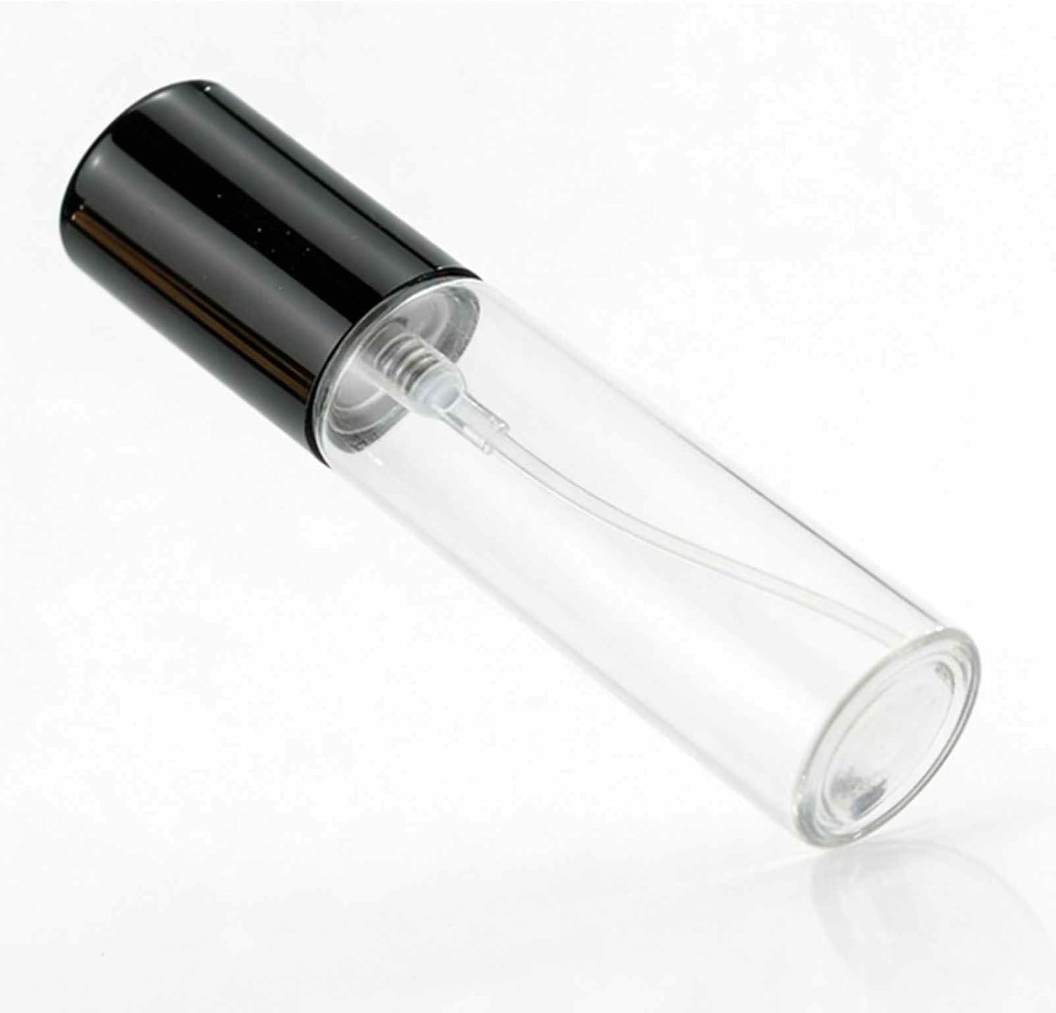 Parfümzerstäuber Aus Glas, Mini-sprühflaschen Mit Sicherheitsspitze Für Duftsprays, Ätherische Öle Und Gesichtsöle, 50er-packung, 10 Ml, Nachfüllbar (schwarz)