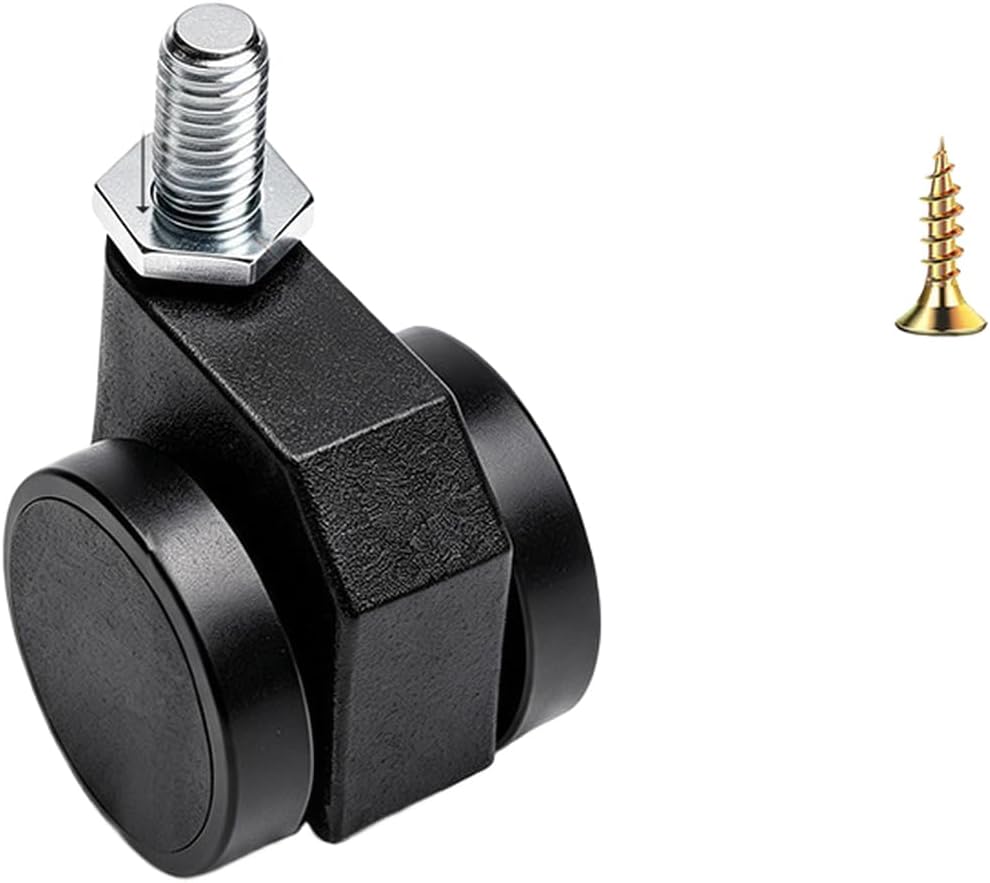 Schwerlast-möbelrolle Aus Stahl Und Abs, Tragkraft 400 Lbs (c Schwarz)