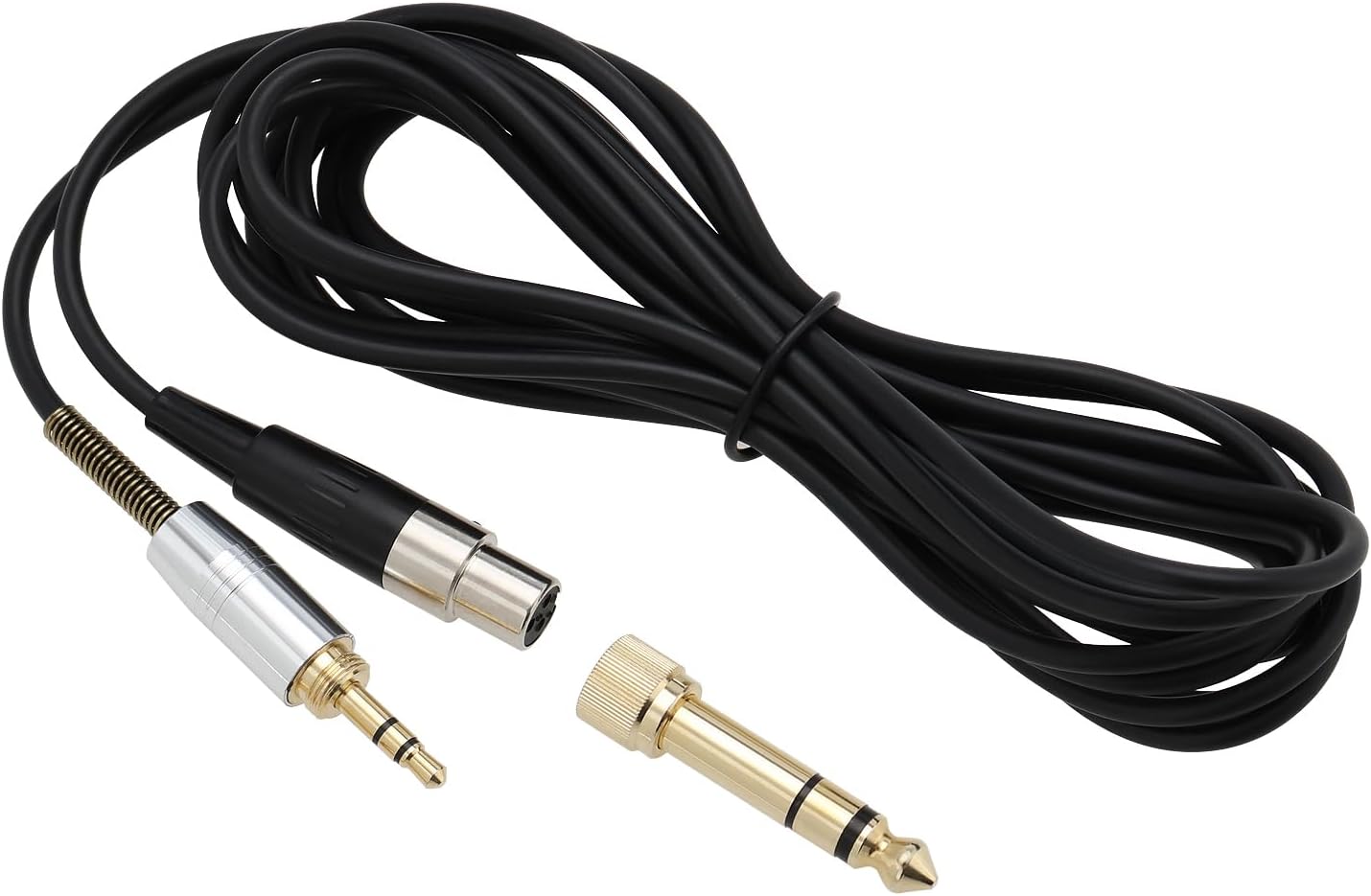 3 M Mini-xlr Auf 3,5 Mm Und 6,35 Mm Audio-upgrade-kabel, Tpe-kopfhörer-verlängerungskabel, Kompatibel Mit Akg K240 Q701 K702 K141 K171 M220