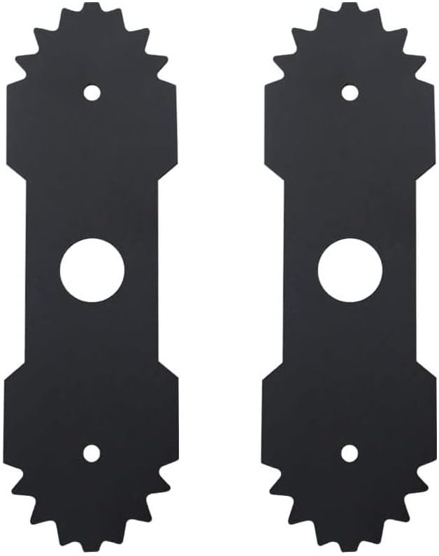 Set Mit 2 Schneidklingen 638006008 Mit Doppelseitig Scharfen Zähnen, Kompatibel Mit Ryobi Ry13050, Ry13050a, Ry15518 Und Ry40030, Robuster Stahlersatz