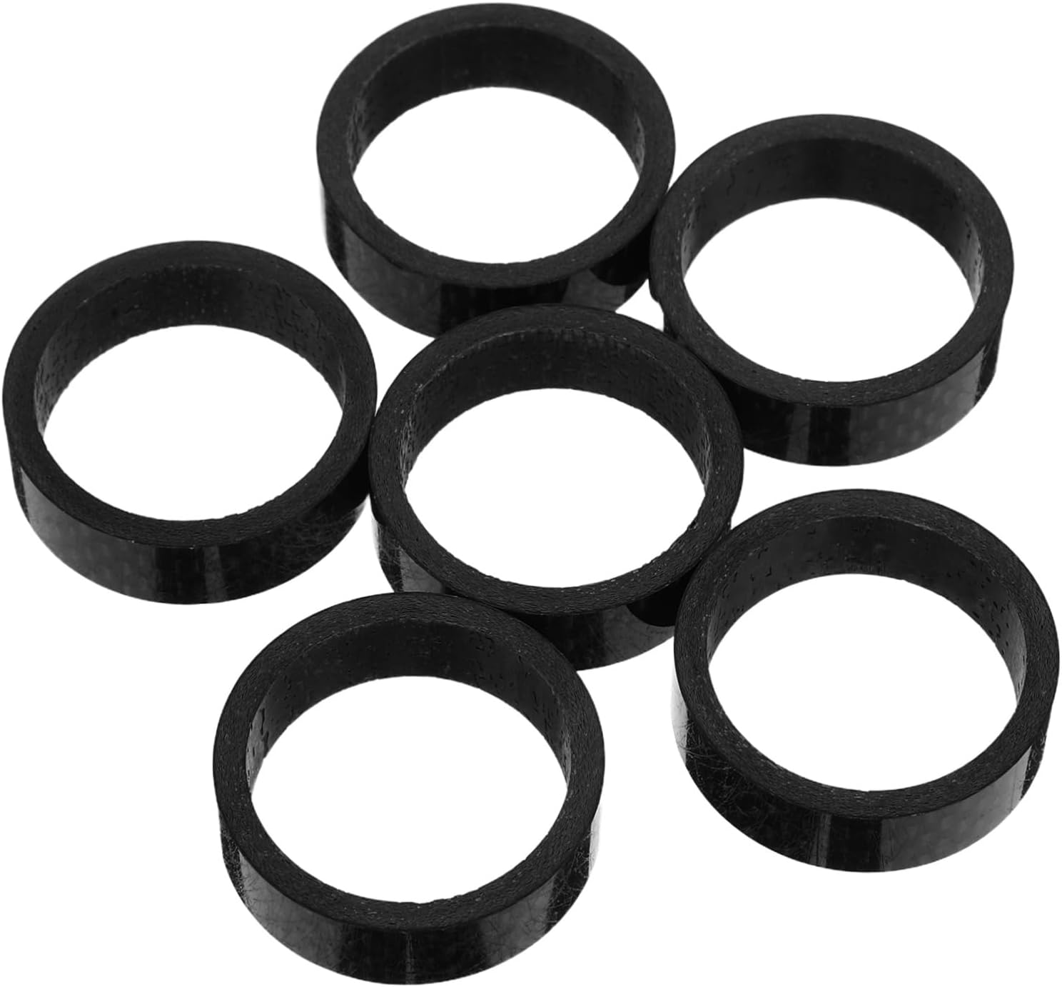 10-mm-carbonfaser-steuersatzspacer Für Fahrräder, 6er-set