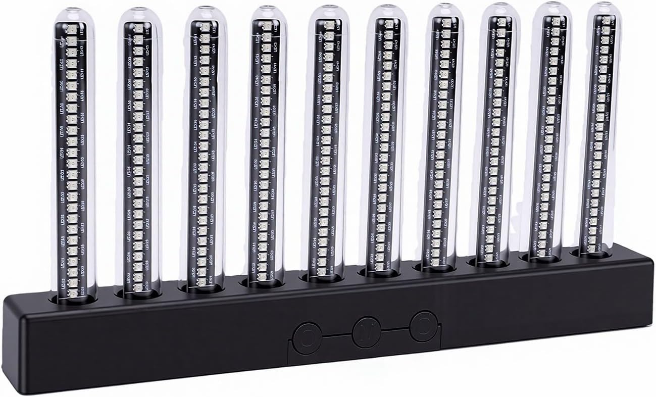 Rgb-musiklichtdisplay, Visualisierungsgerät, Wiederaufladbare, Soundaktivierte Lichtleiste Mit Intelligenter Bewegungserkennung Und Mehreren Dynamischen Modi, Ideal Für