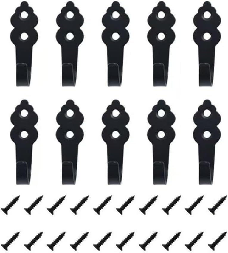 10 Wandhaken Aus Zinklegierung Für Blumen