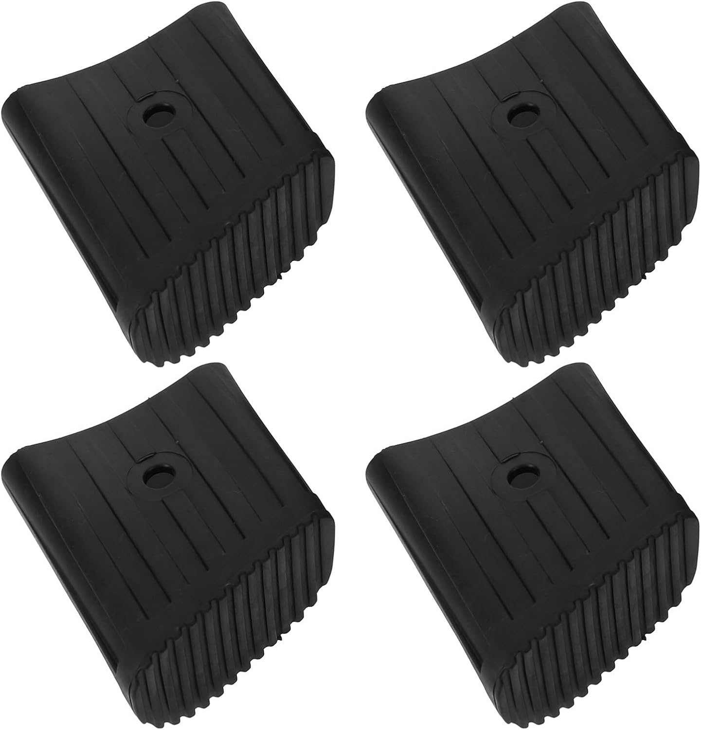 Rutschfeste Pads, Schwarze Gummischutzpads, 4er-set, Schalldämmung Und Dämpfung Für Leitern Im Haushalt