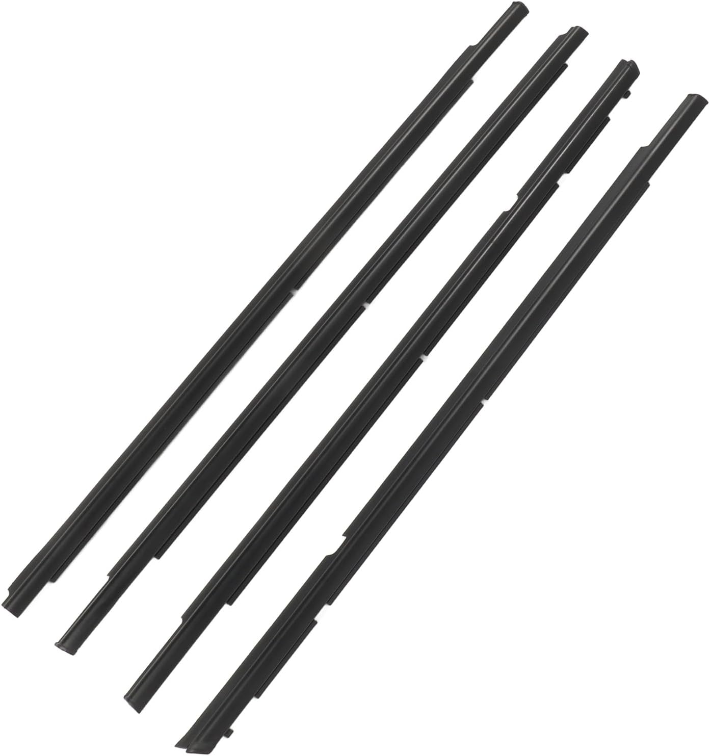 4er-set Gummidichtungsstreifen Für Türen Und Fenster (vorne, Hinten, Links, Rechts), Passend Für Lancer 2008–2017, Schützt Vor Staub, Wasser Und Wind Beim Fahren