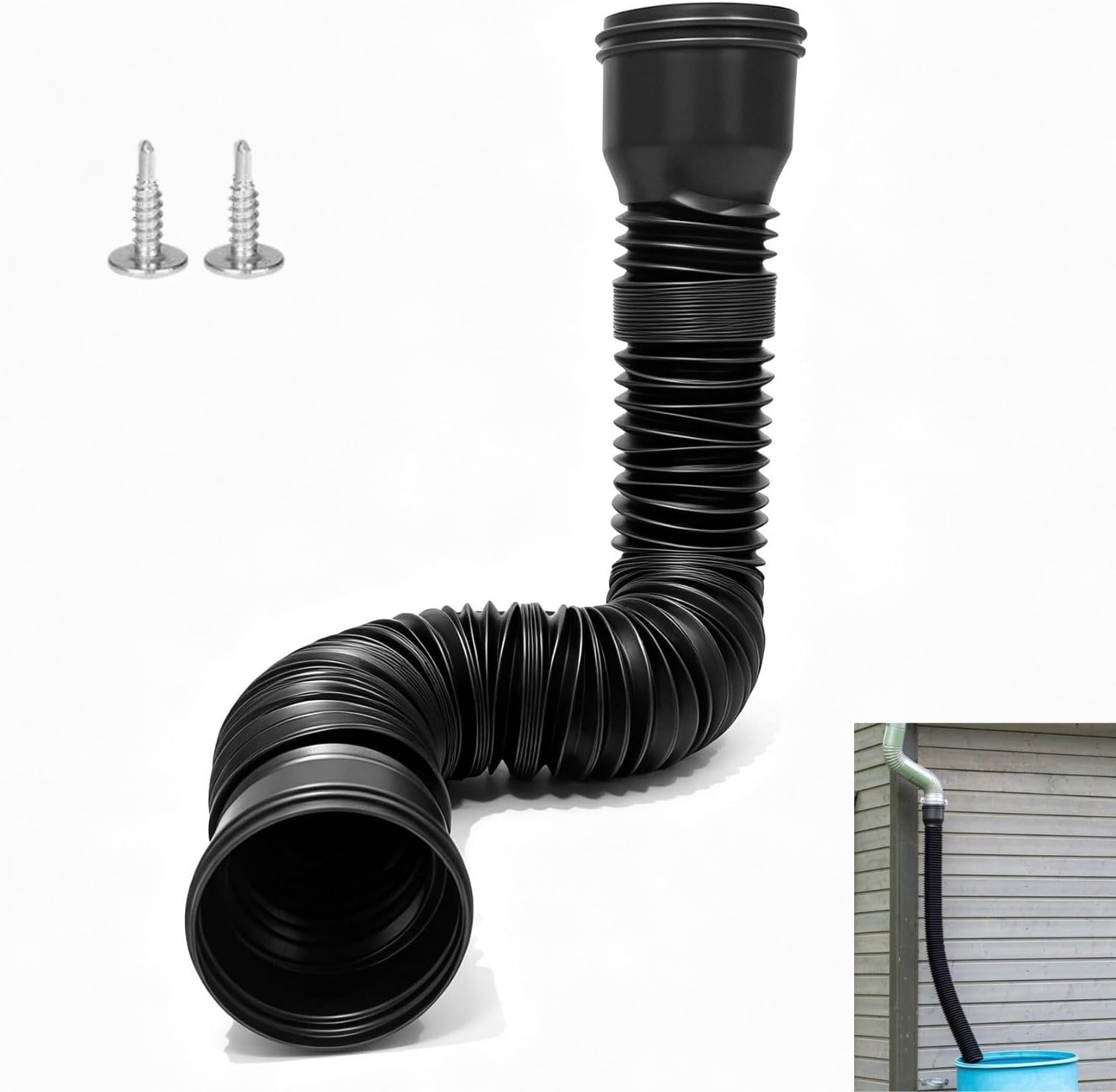 Kunststoff-dachrinnenverlängerung Für 80/100 Mm Dachrinnen