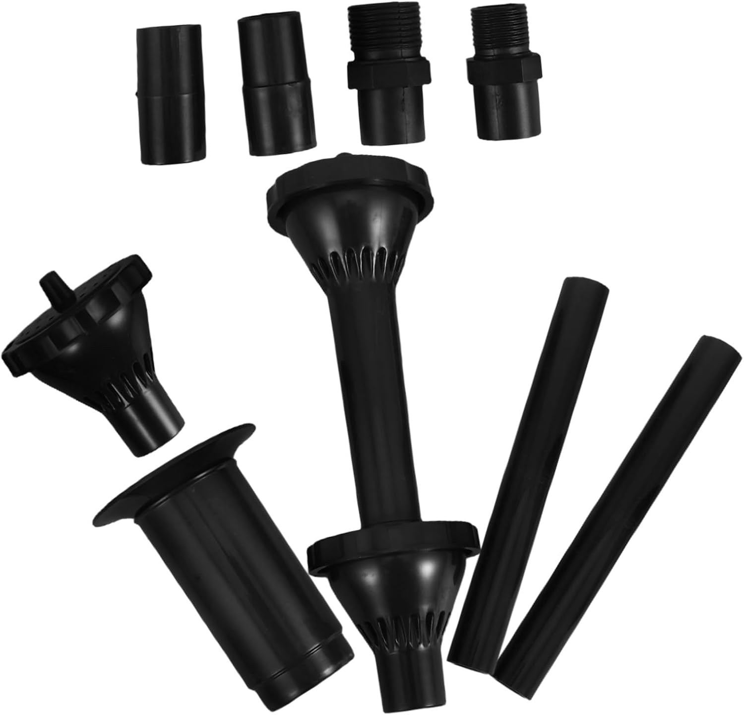 9-teiliges Tauchbrunnen-set, Robuste Kunststoff-sprühköpfe Für Teich, Aquarium Und Schwimmbad, Fontäneneffekt
