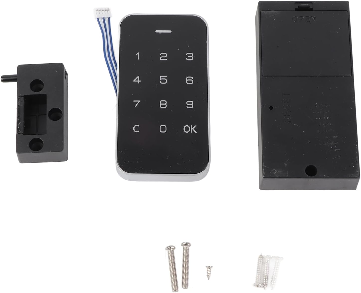 Intelligentes Elektronisches Schrankschloss Mit Passwort- Und Nfc-touch-tastaturzugang, Schlüssellose Sicherheit Für Schubladen, Schränke Und Möbel, Stromversorgung Über Usb-c