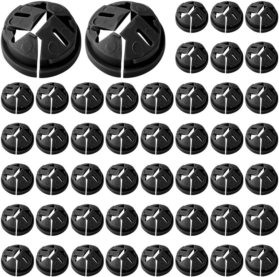 Packung Mit 100 Kunststoff-steckverbindern (0,95 Cm) Für Romex-kabel (1,27 Cm Ausbrechöffnungen)