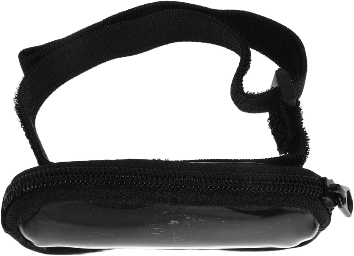 Schwarzer Pvc- Und Stoff-autovisier-lippenglanzhalter