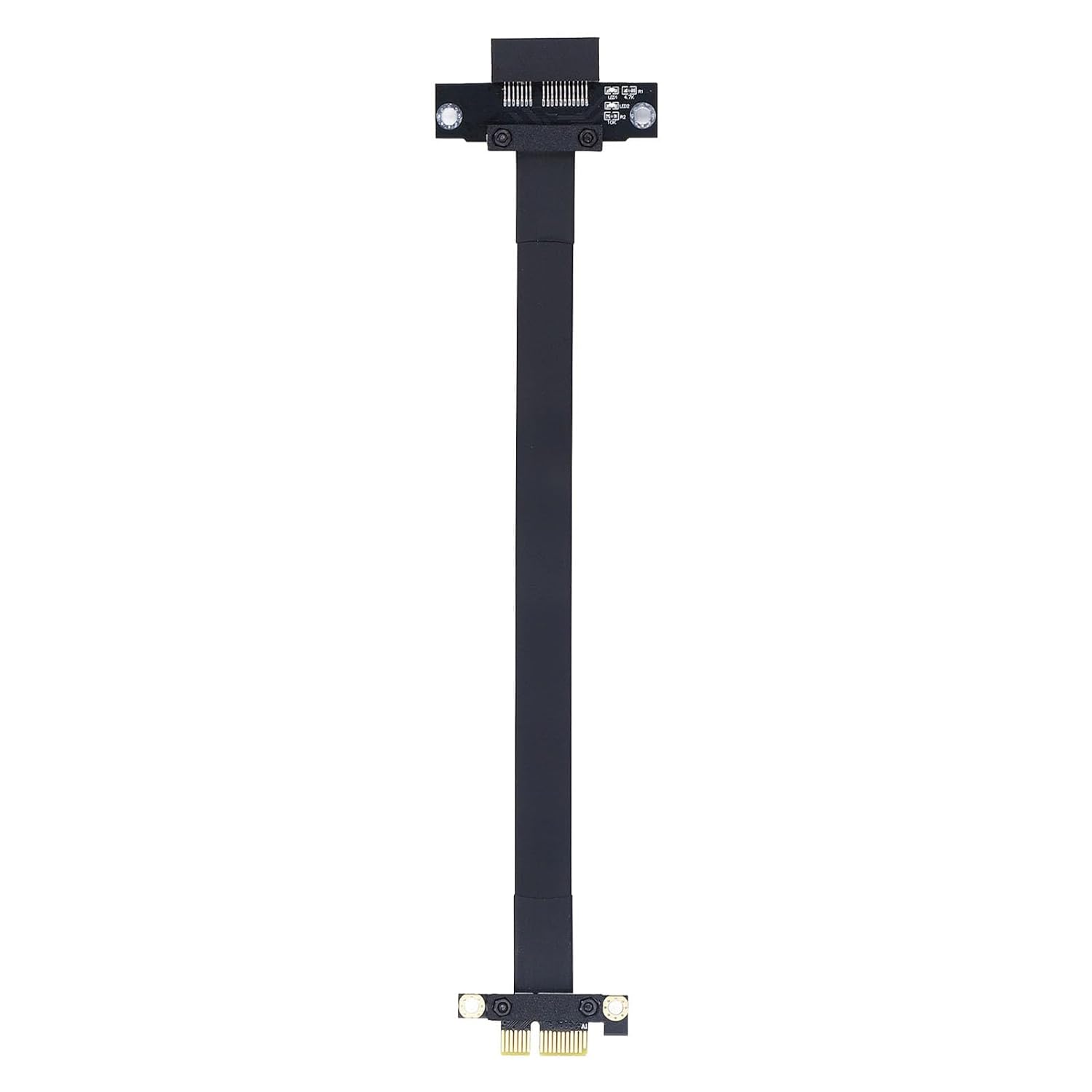 Pcie 3.0 Verlängerungskabel, 1x-zu-1x-uplink-kabel, Hohe Geschwindigkeit 8 Gbit/s, 180-grad-adapter, 20 Cm Länge, Ideal Für Grafikkarten, Soundkarten Und Drahtlose Netzwerke
