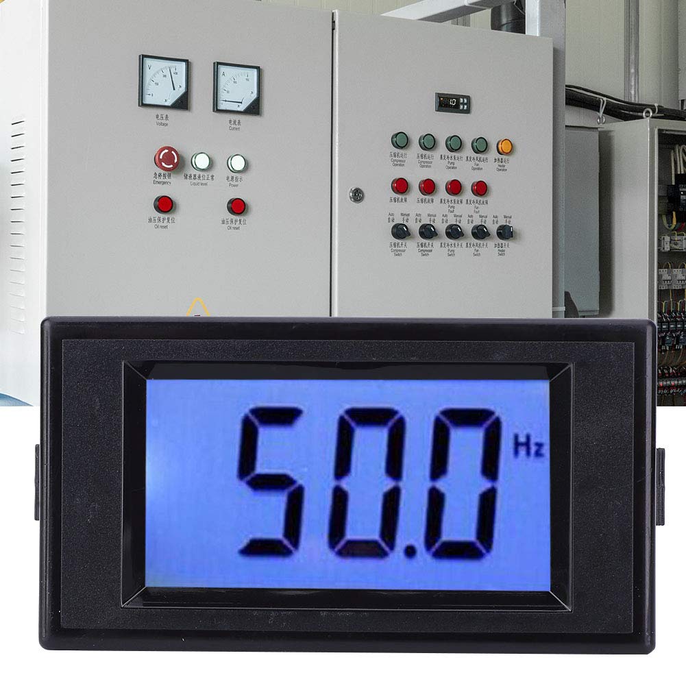 Digitales Frequenzmessgerät D69-hz, Wechselstrom-spannungsprüfer 80–300 V Mit Lcd-anzeige, Frequenzmesser 45,0–65,0 Hz Für Elektrische Anwendungen Im Haushalt Und In Der Industrie, Kompaktmessgerät Fü