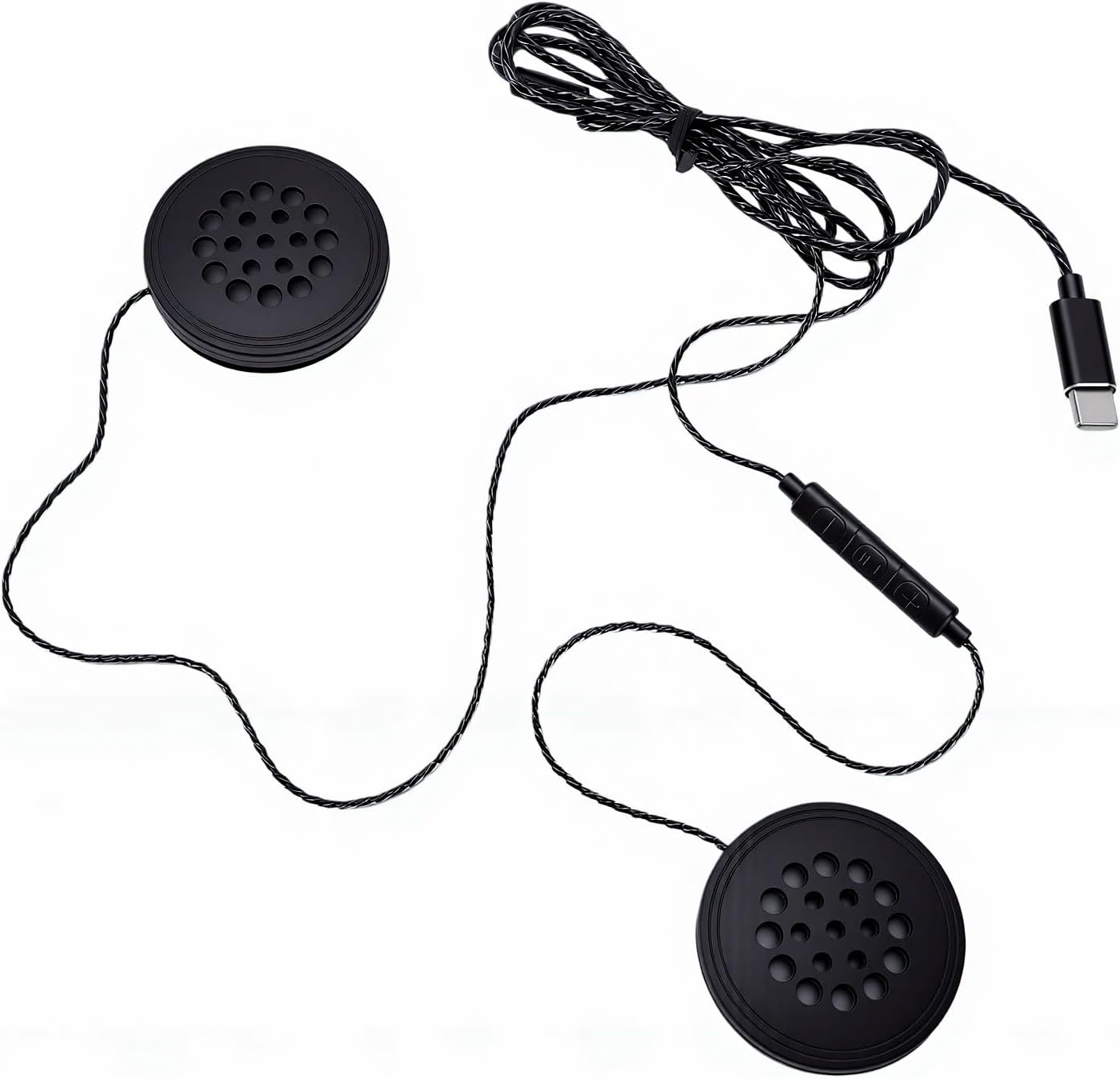 Motorradhelm, Kabelgebundene Kopfhörer Mit 1,2 M Kabel, Freisprechmikrofon Und Stereoklang, Ideal Für Musik Während Der Motorradfahrt
