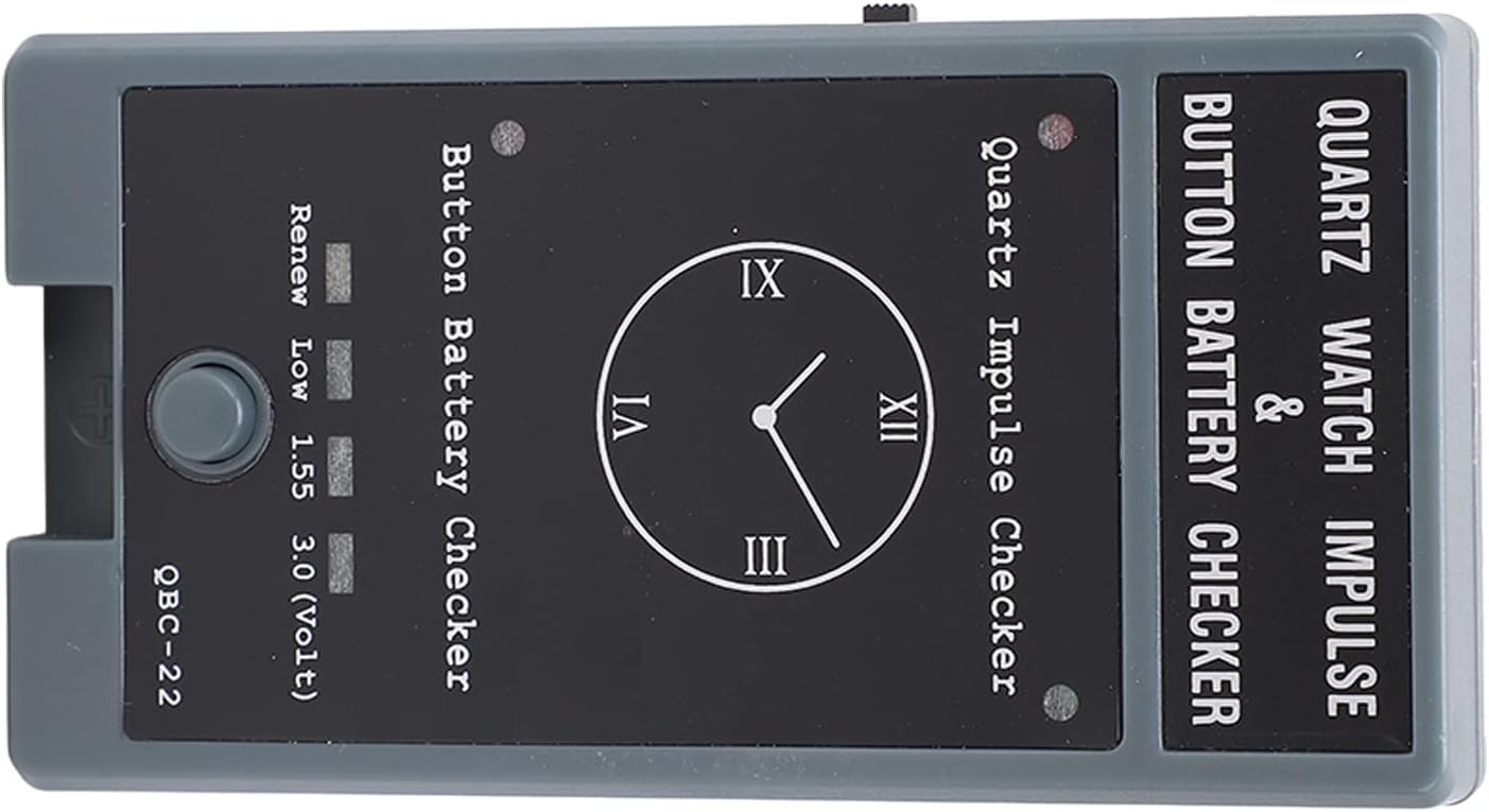 Quarzuhr, Mobiler Batterietester Mit Impulsknopf Und Reparaturanalyse-werkzeuge, Reparatursets, Tragbares Prüfgerät