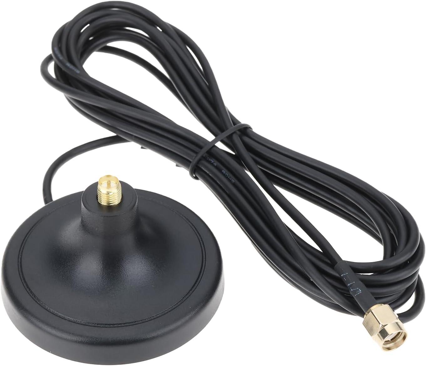 Magnetischer Antennensockel (rp-sma-stecker Auf Rp-sma-buchse), 300 Cm, 5 Dbi, 50 Ω, Kompatibel Mit Reolink Wlan-kamera Und Akku