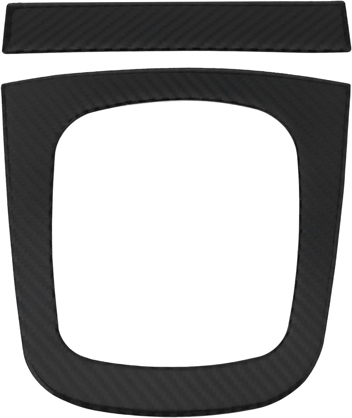 Schaltkulisse Aus Kohlefaser, Selbstklebend, 2-teilig, Kompatibel Mit Audi Q3 2013-2018