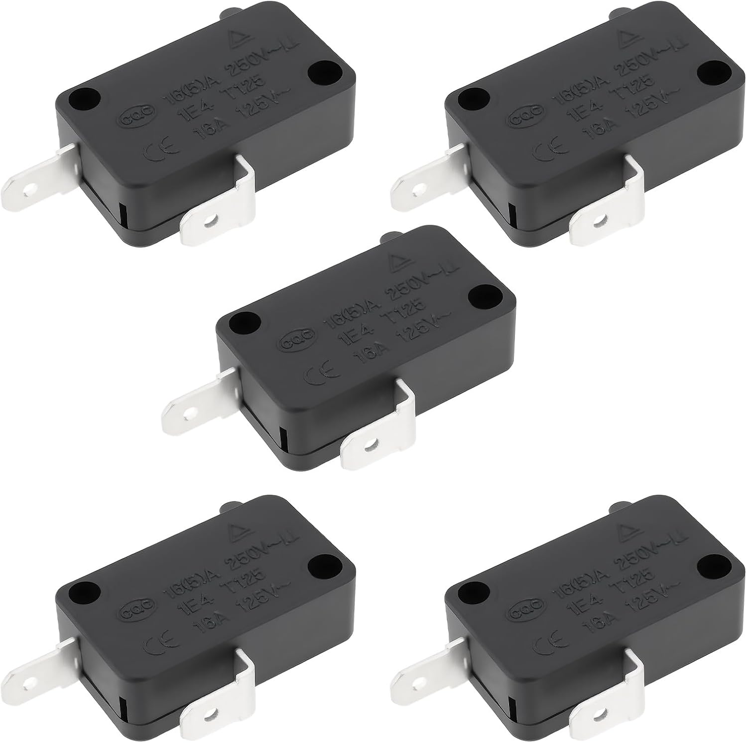 5x Ersatz-mikroschalter Hk-14 16(5) A 250vac Für Diverse Anwendungen